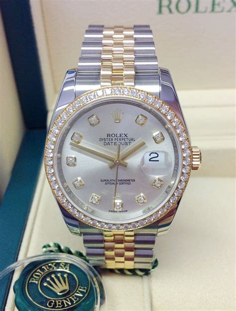 rolex steel and gold oyster perpetual datejust|rolex 31mm datejust diamond bezel.